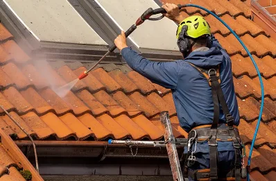 Démoussage et hydrofuge de toiture à Astillé